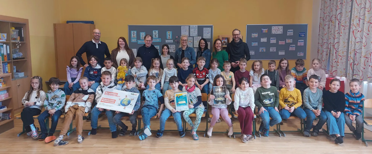 Klassenfoto der schulklasse